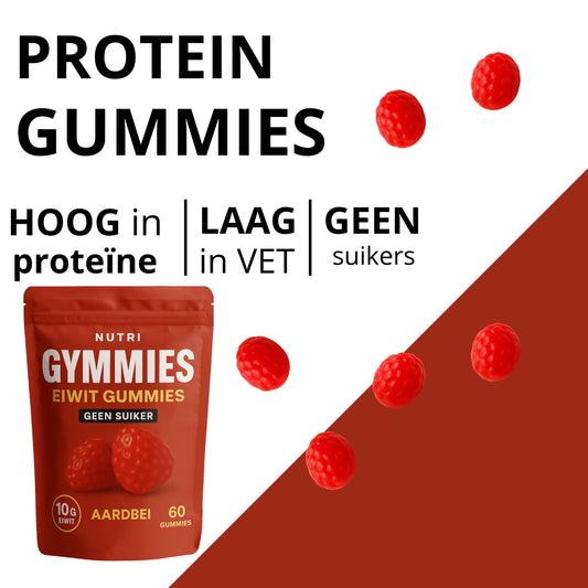 60-Pack - Protein Gummies Aardbei