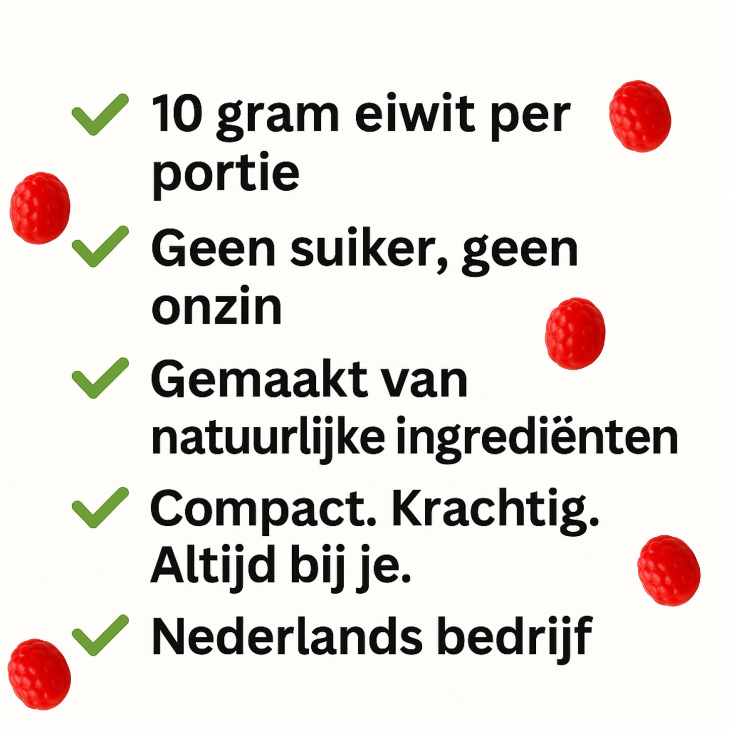 60-Pack - Protein Gummies Aardbei